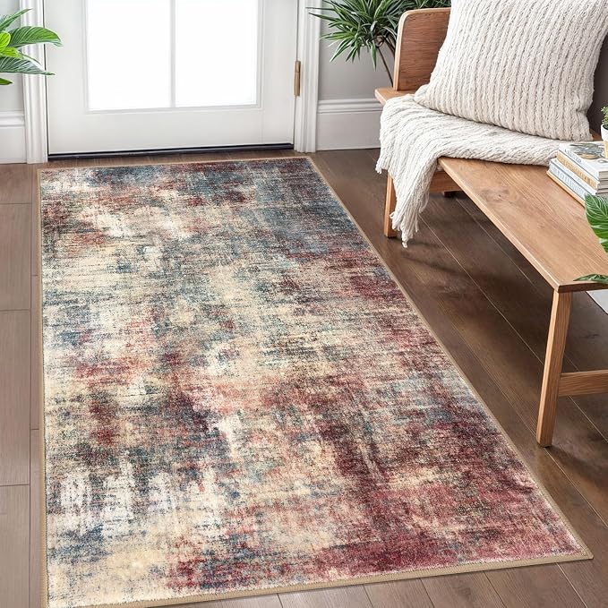 IOHOUZE Abstract Area Rug 3x5 Ft Washable Rugs by iOhouze