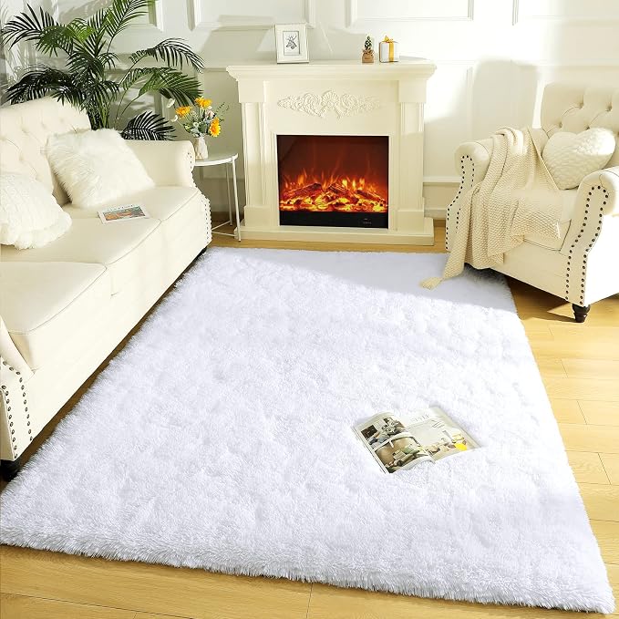 LOCHAS Ultra Soft Indoor Modern Area Rugs Fluffy Living Room Carpets - Image 6