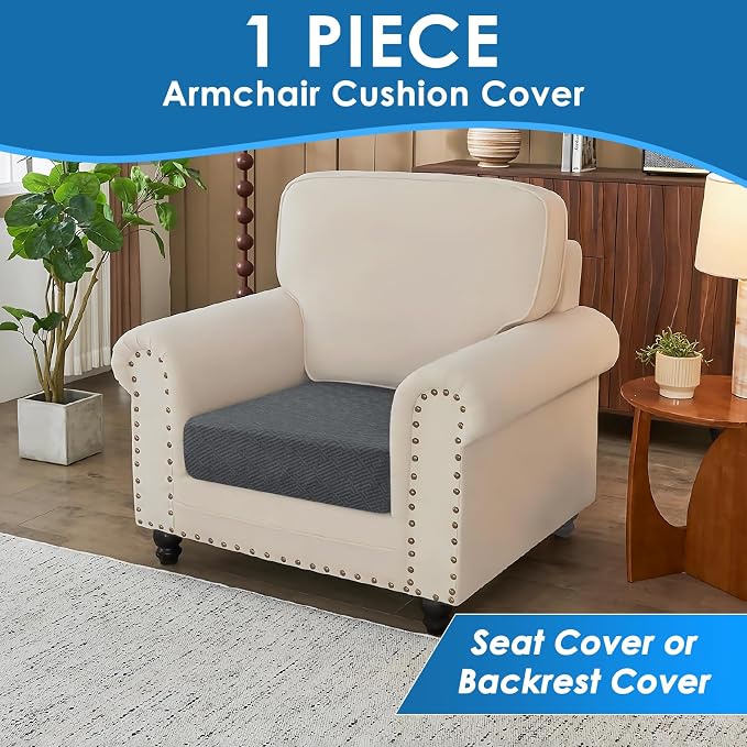 XINEAGE Couch Cushion Covers Seat Cushion Cover Thick Stretch Sofa Slipcovers 1 - Image 3