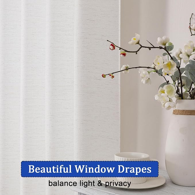 Chyhomenyc Natural Short Curtain Valance - Image 5