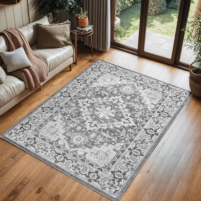 Lofus 3x5 Area Rugs for Living Room, Machine Washable Area Rug, Soft Small Rugs - Image 2