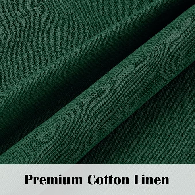 FRAMICS Farmhouse Cotton Linen Curtains - Image 6