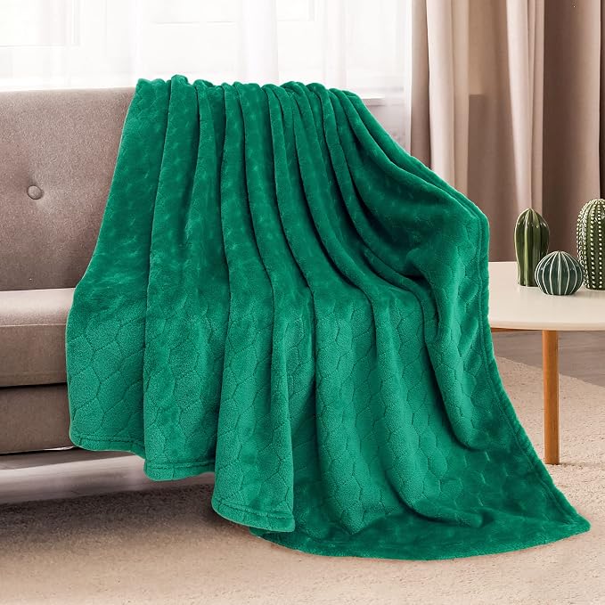 TOONOW Fleece Blanket Super Soft Cozy Throw Blanket 50" x 60", Lightweight - Image 2