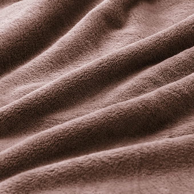 BEDELITE Fleece Blanket Brown Throw Blankets - Image 3