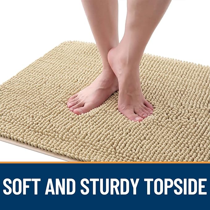 OLANLY Dog Door Mat for Muddy Paws 47x32, Absorbs Moisture and Dirt, Absorbent - Image 4
