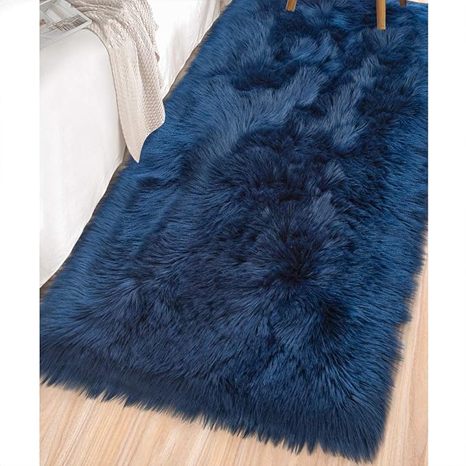 LOCHAS Soft Fluffy Faux Fur Rugs by LOCHAS