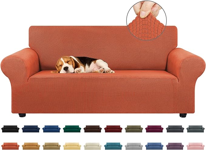 KEKUOU Stretch Loveseat Sofa Cover Slipcover, Couch Covers by KEKUOU
