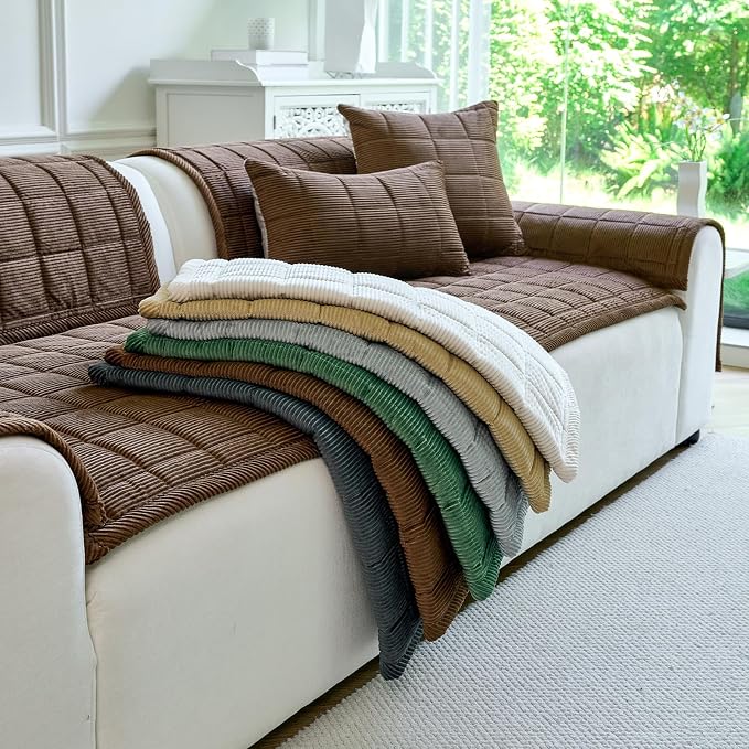 Couch Covers for Dogs Washable, Non Slip Couch Covers for Loveseat Sofa Pet - Image 2