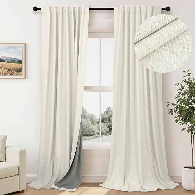 Pitalk Extra Wide Curtains 60 Inches Wide - Image 2