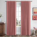 MIULEE 100% Blackout Linen Curtains by MIULEE
