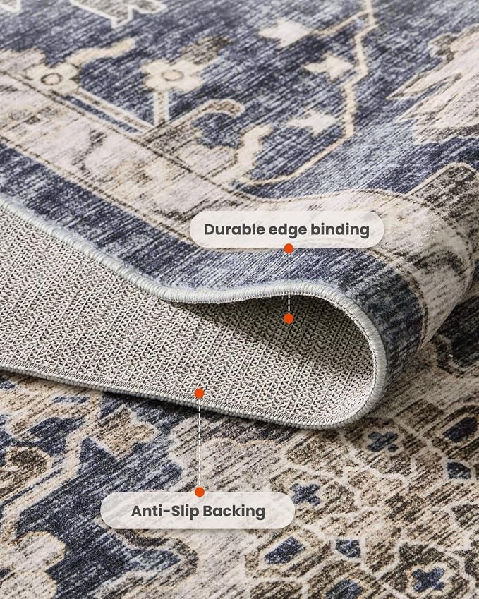 AMADA HOMEFURNISHING 6x9 Area Rugs, Vintage Rugs - Image 7