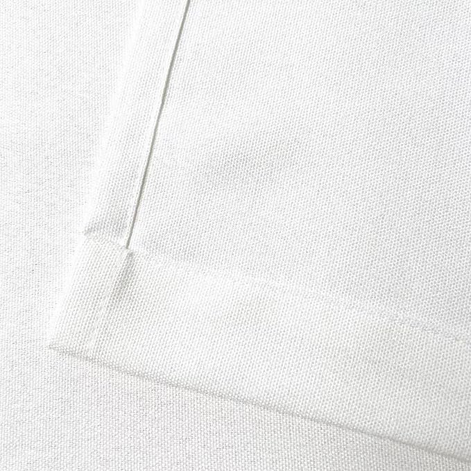 Faux Linen Kitchen Curtains 36 Inch Length Cafe Curtain Tiers - Image 7