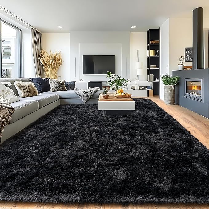 Pionblank Large Area Rug for Living Room 10x14, Fuzzy Modern Shag Rug, Fluffy by PIONBLANK
