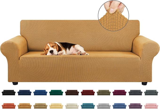KEKUOU Stretch Sofa Cover Slipcover ，Couch Covers by KEKUOU