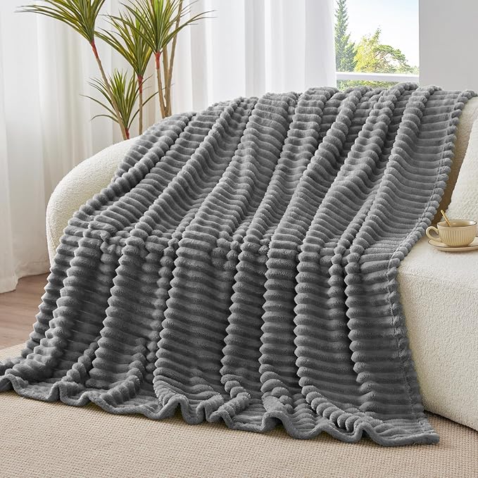 BEDELITE Twin Blanket for Couch & Bed, 300GSM Soft & Warm Fleece Blanket - Image 8