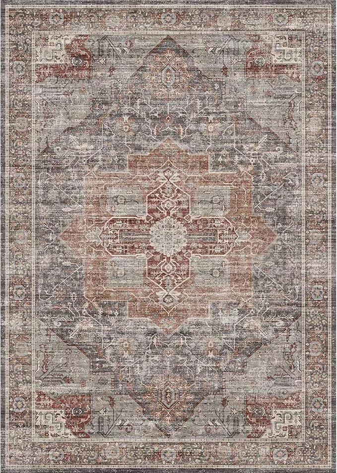 Runner Rug 2x8 Runners for Hallways Non Slip Washable, Vintage Hallway Runner - Image 10