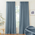 RYB HOME Long Linen Curtains 96 inches Long by RYBHOME