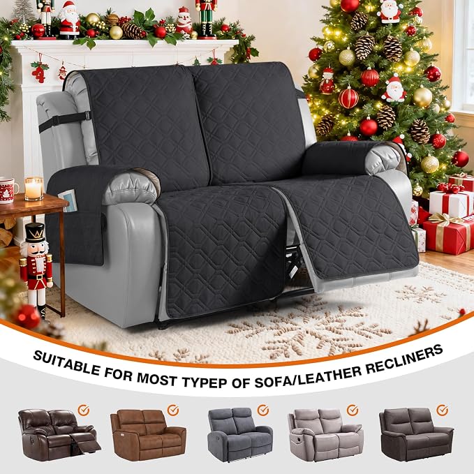 VANSOFY Waterproof Recliner Couch Covers, Sofa Covers 1-Piece Washable - Image 5