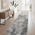 AMOAMI 2 x 10 Hallway Runner Rug Non Slip Super Soft Long Runner Rugs Machine by AMOAMI