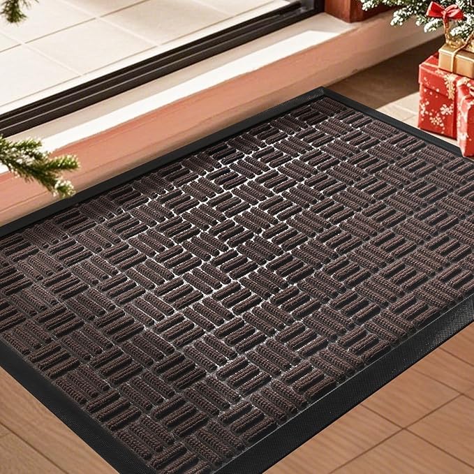 Mibao Front Door Mat, Heavy Duty Durable Welcome Mat by Mibao