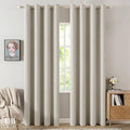 MIULEE Linen Curtains 100% Blackout by MIULEE