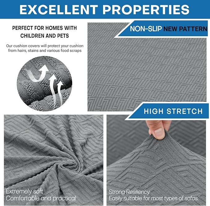 XINEAGE 2026 New 3 Pieces Couch Covers - Image 2