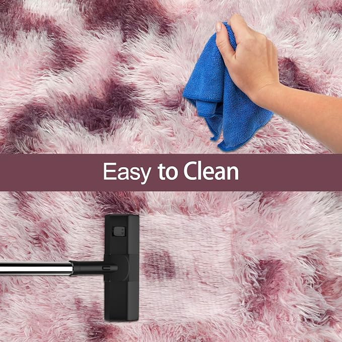 Tie-Dyed Blush 2x6 Machine Washable Runner Rugs - Image 7