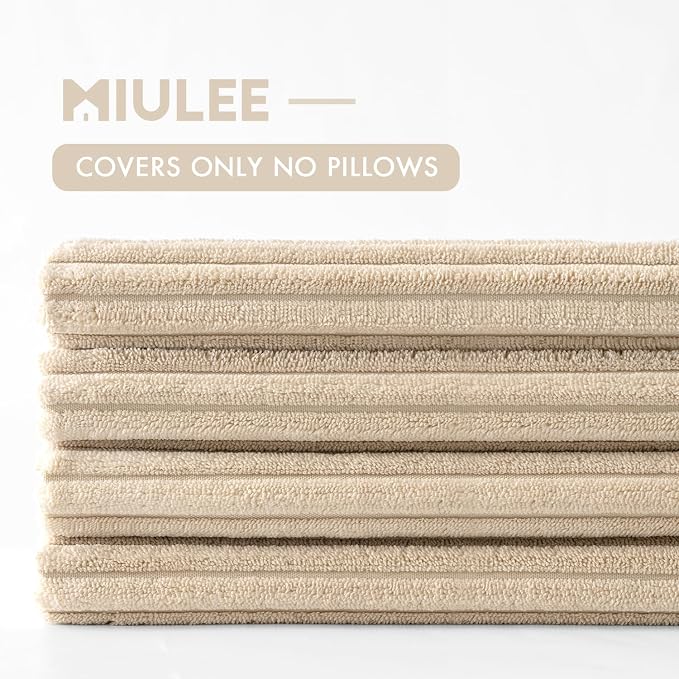 MIULEE Boho Farmhouse Throw Pillow Covers 18x18 Inch Set of 4 Mordern Nordic - Image 6