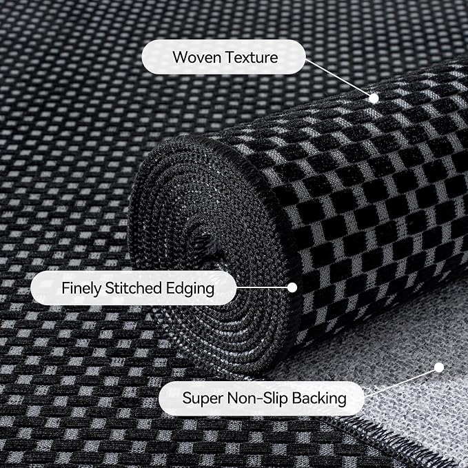 YDKGL 2x8 ft Runners for Hallways Extra Long Woven Washable Kitchen Runner Mat - Image 5