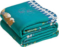 MSGKV The Boho Layer: 50"x60" Cotton Throw Blanket – Lightweight & Reversible by MSGKVHomeTextiles