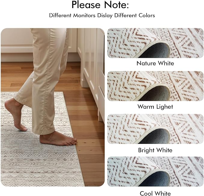 3x7 Washable Hallway Runner Rug - Image 4