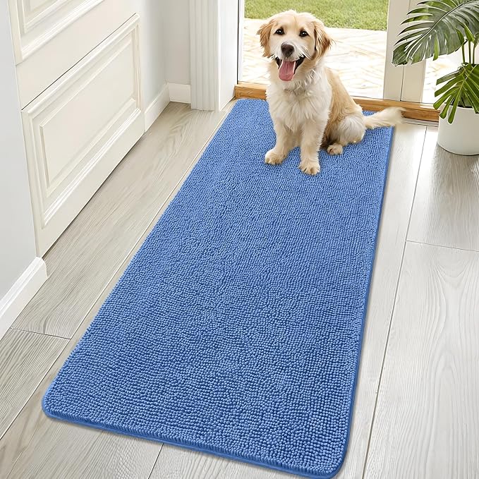 OLANLY Dog Door Mat for Muddy Paws 70x32, Absorbs Moisture and Dirt, Absorbent by OLANLY