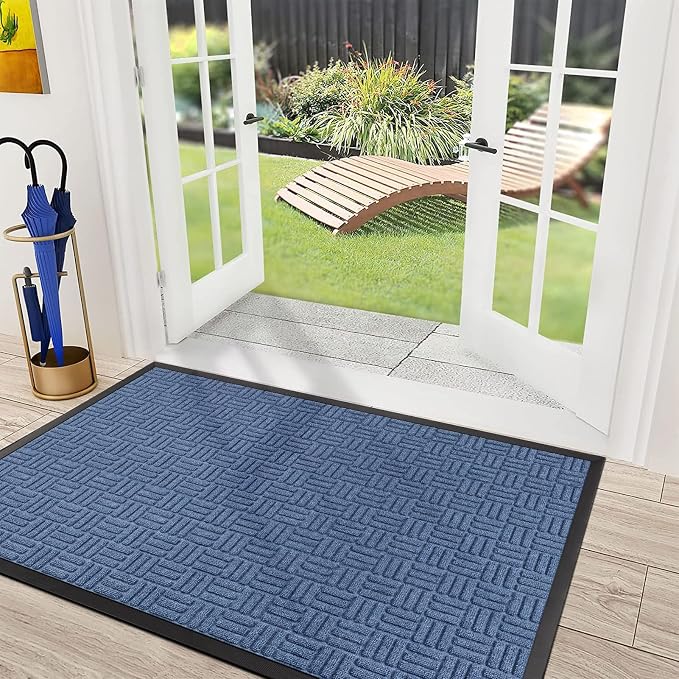 Mibao Front Door Mat, Heavy Duty Durable Welcome Mat by Mibao