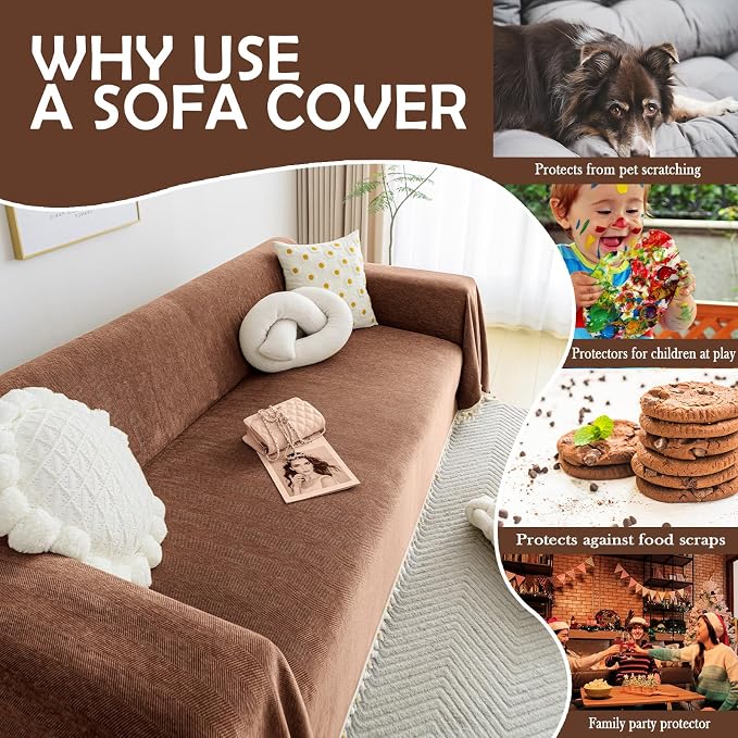 HANDONTIME Boho Style Sofa Cover - Image 4