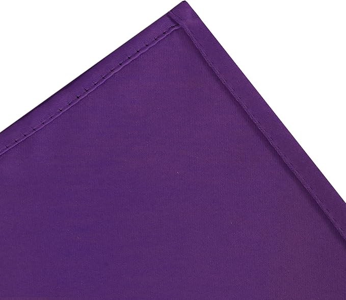 LEMOMO Purple Blackout Curtains 34 x 54 Inch Length/Set of 2 Curtain - Image 8