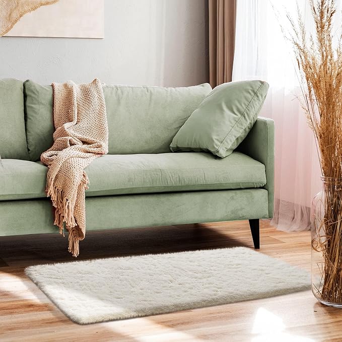 Ophanie Small Ivory Entryway Throw Rugs - Image 5