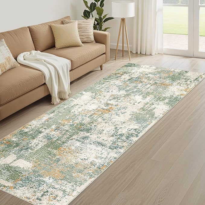 LOONGRUG Runner Rug 3x10 Washable Non-Slip Kitchen Neutral Modern Rug | - Image 8