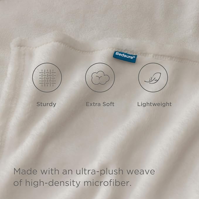 Bedsure GentleSoft Fleece Bed Blankets Full Size Linen - Image 3