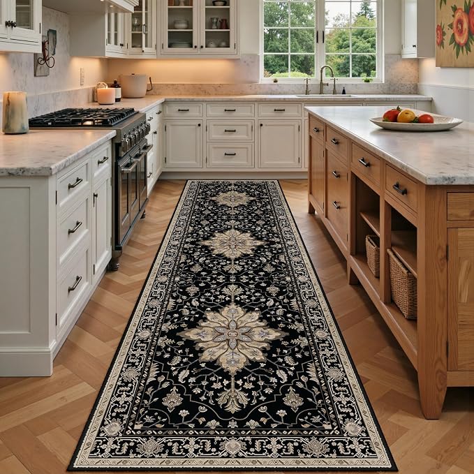 Area Rugs 3'x9' Runner Rug Non Slip Washable by RELEANY