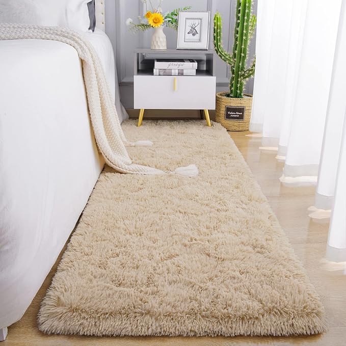 Chicrug Soft Runner Rugs for Bedroom Living Room Plush Fluffy Rug 3x10 Feet by ChicrugHomeDecor