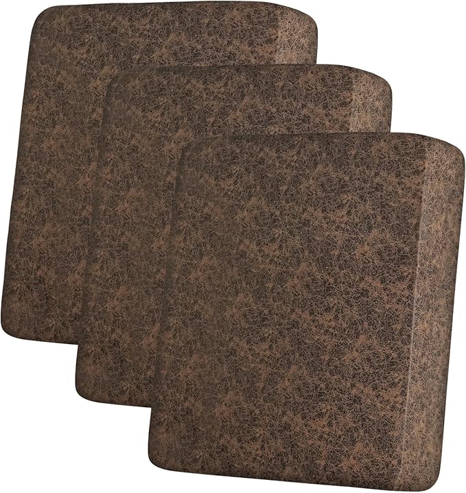 Leather Look Couch Cushion Covers Sofa Seat Slipcovers Sets Couches Furniture by ANARACHON