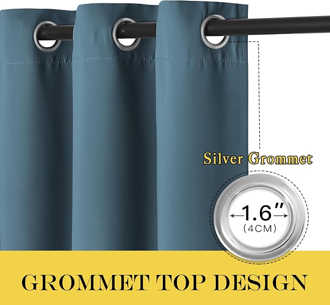 NICETOWN Blackout Curtain Drape 72 inch Long - Image 5