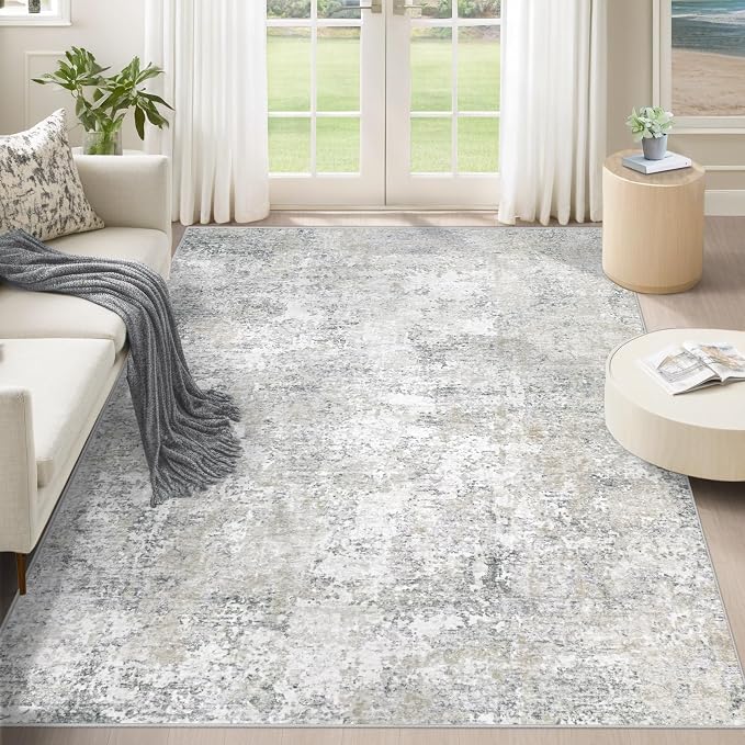 XLUEZ 5x7 Area Rugs for Living Room, Washable Modern Abstract Large Area Rug by XLUEZ
