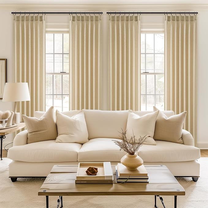 Topfinel Pinch Pleated Curtains 90 Inches Long 2 Panels Set, 40x90 inch Length - Image 6