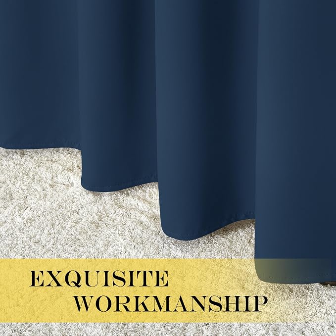 NICETOWN Blackout Patio Curtains 100 x 95 Inches Long - Image 5