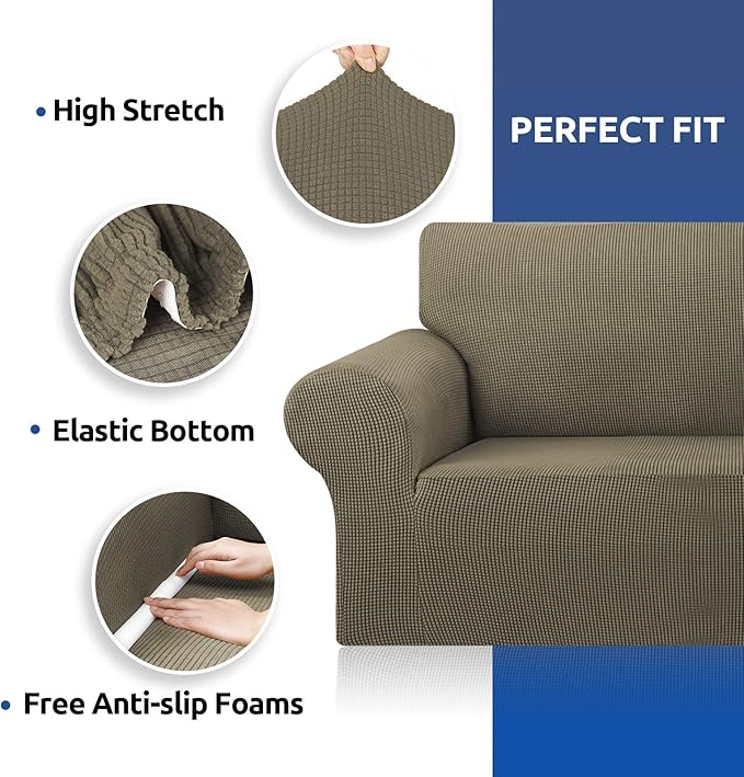 KEKUOU Stretch Sofa Cover Slipcover ，Couch Covers - Image 6