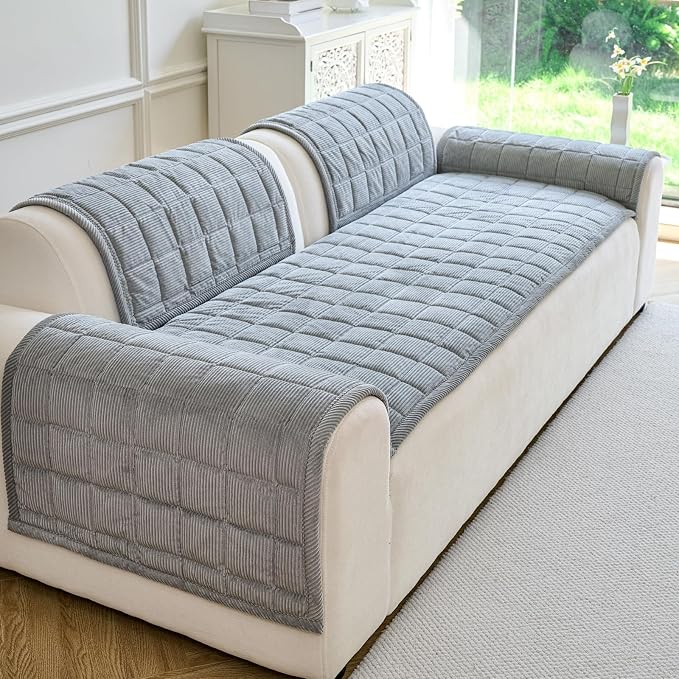 Couch Covers for Dogs Washable, Non Slip Couch Covers for Loveseat Sofa Pet - Image 2