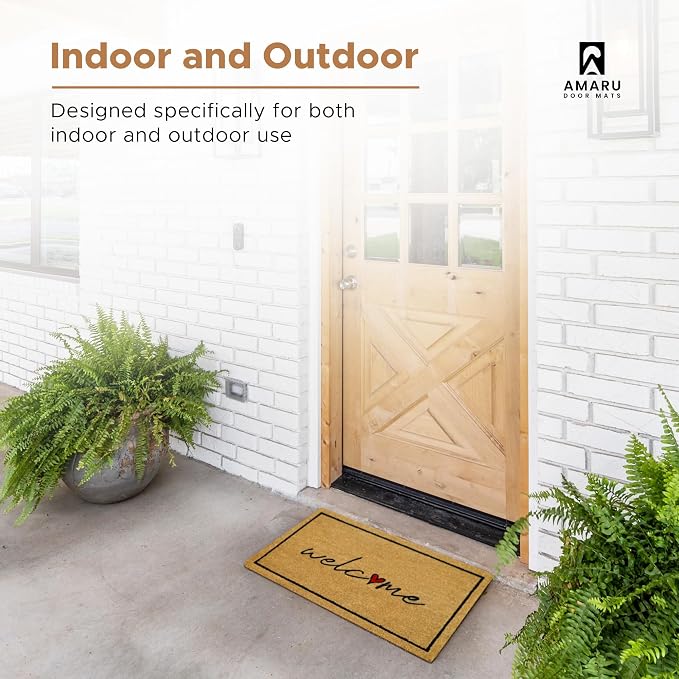 Welcome - 17"x29" - Coir Door Mat - Welcome Mats - Image 4