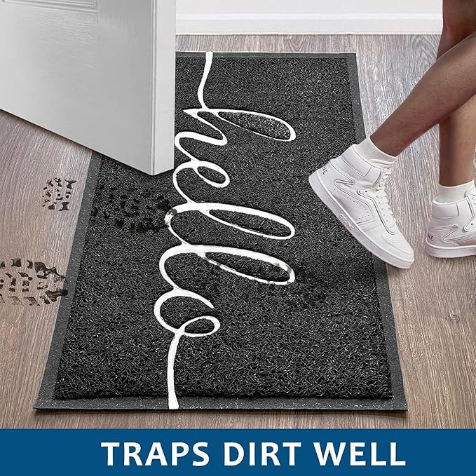 EARTHALL Funny Hello Mats Outside/Inside 71"x47", Front Door Mat Outdoor - Image 4