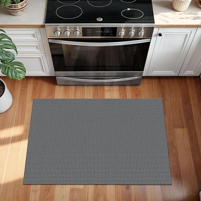 KOZYFLY Indoor Door Mat 2x3 ft Small Area Rugs Washable Front Door Mat Non Slip - Image 2
